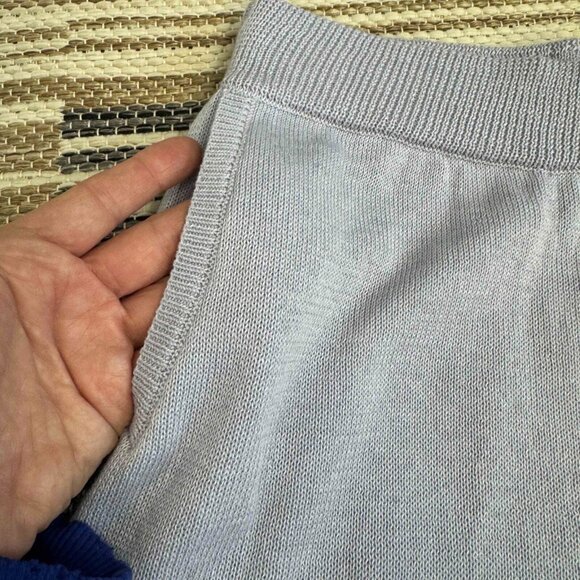 Free People FP Beach Nolan Knit Jogger Pants Linen Blend Purple Size Large - Picture 4 of 13